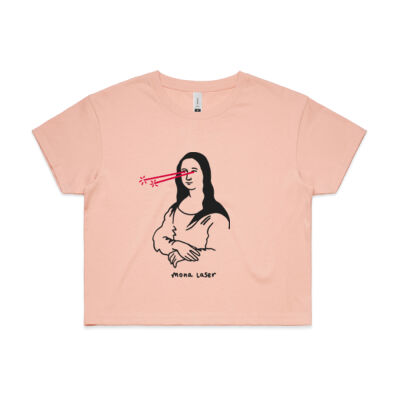 Mona Laser Women's Crop Tee Thumbnail