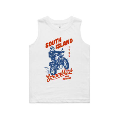 Kid's South Island Scrambler Singlet Thumbnail